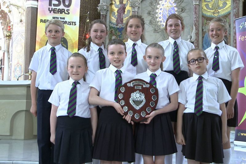 Gaelscoil na gCrann buach i gComórtas Cór na nGaelscoileanna