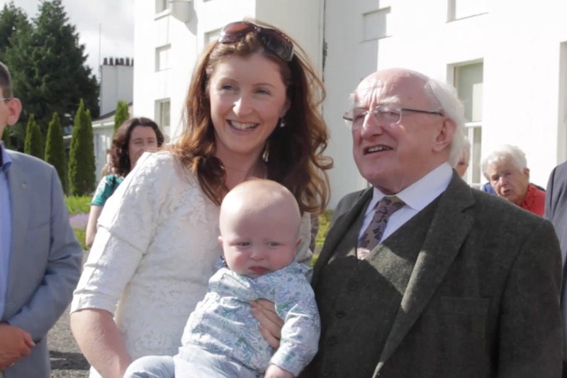 Cóisir na Gaeilge in Áras an Uachtaráin