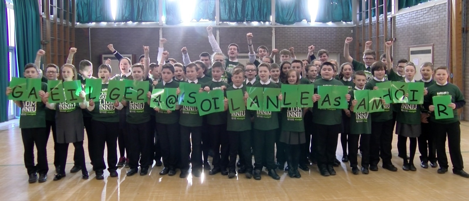 Scoileanna ó thuaidh ag tabhairt faoi dhúshlán Gaeilge24