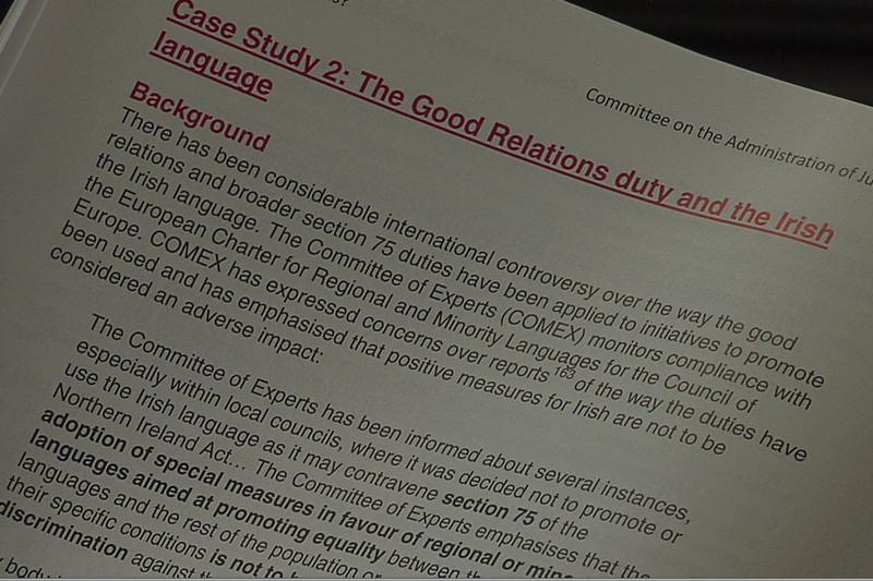 Coimisiún Comhionannais Thuaisceart Éireann – Constaic d'fhorbairt na Gaeilge?