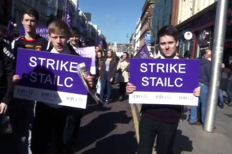 20,000 fostaí ar stailc i gcoinne chiorruithe Chnoc an Anfa