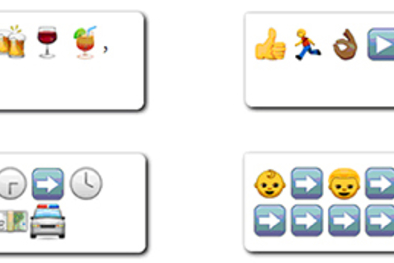 Seanfhocail aistrithe go hEmojis!