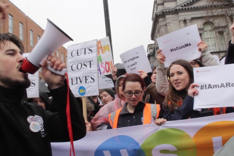 Léirsiú in éadan €12m atá gearrtha ón bhuiséad meabhairshláinte ó dheas